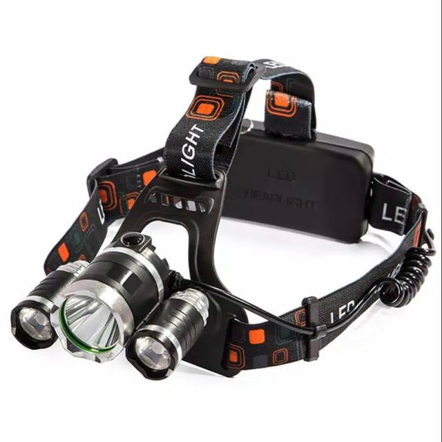 Power Headlamp 3 LED 5000 Lumens Cree XM-L - T6 TaffLED