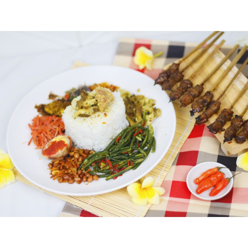 

PAKET NASI CAMPUR AYAM BALI + SATE MANIS JIMBARAN