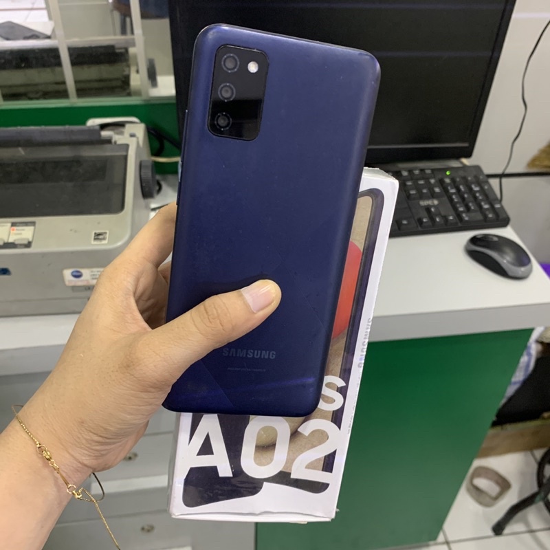 Samsung A02s 3/32gb Second Bekas Pakai Normal fullset Original Resmi