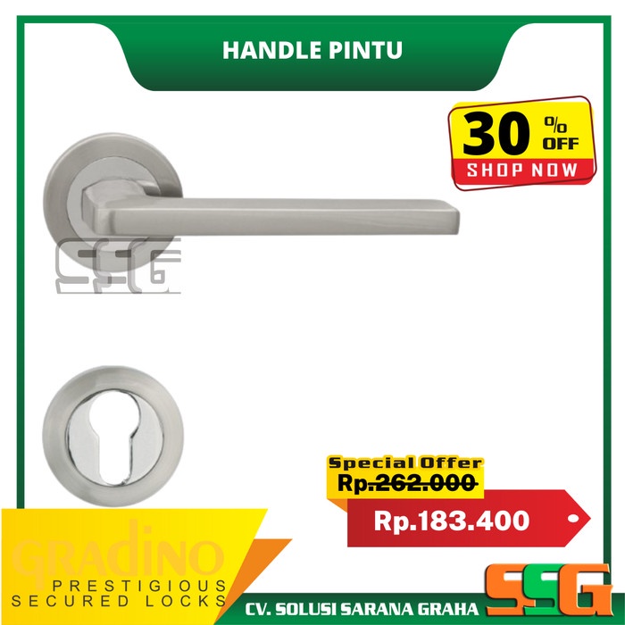 Handle Pintu GRADINO GRD 99.42 CHR+SN Gagang Pintu