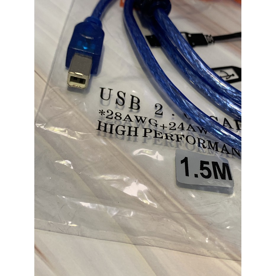 KABEL USB PRINTER 1.5M / 1.5METER/ 1.5 M KABEL PRINTER HIGH QUALITY