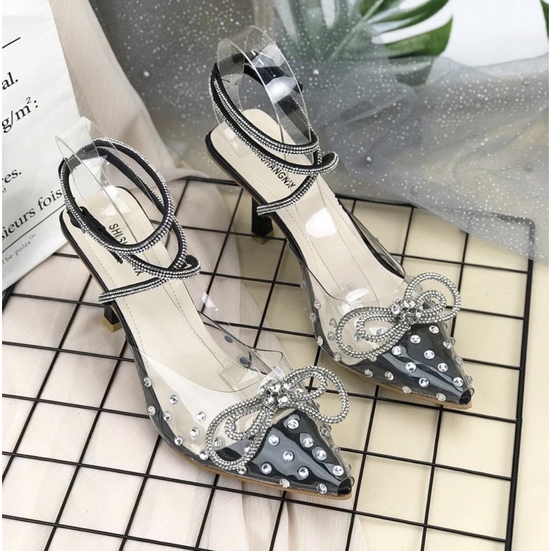 Heels 000 wanita import realpict