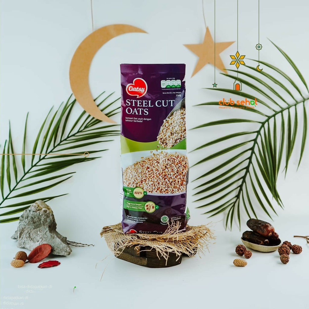 OATSY -  STEEL CUT OAT 750 GR (GANDUM)