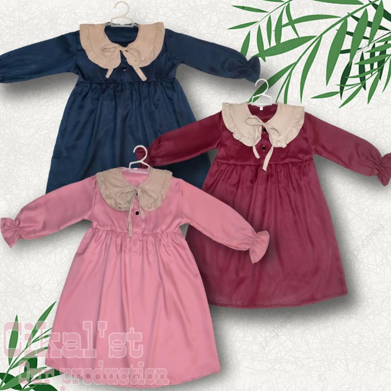 Dress anak shakila/ baju anak perempuan/baju atasan