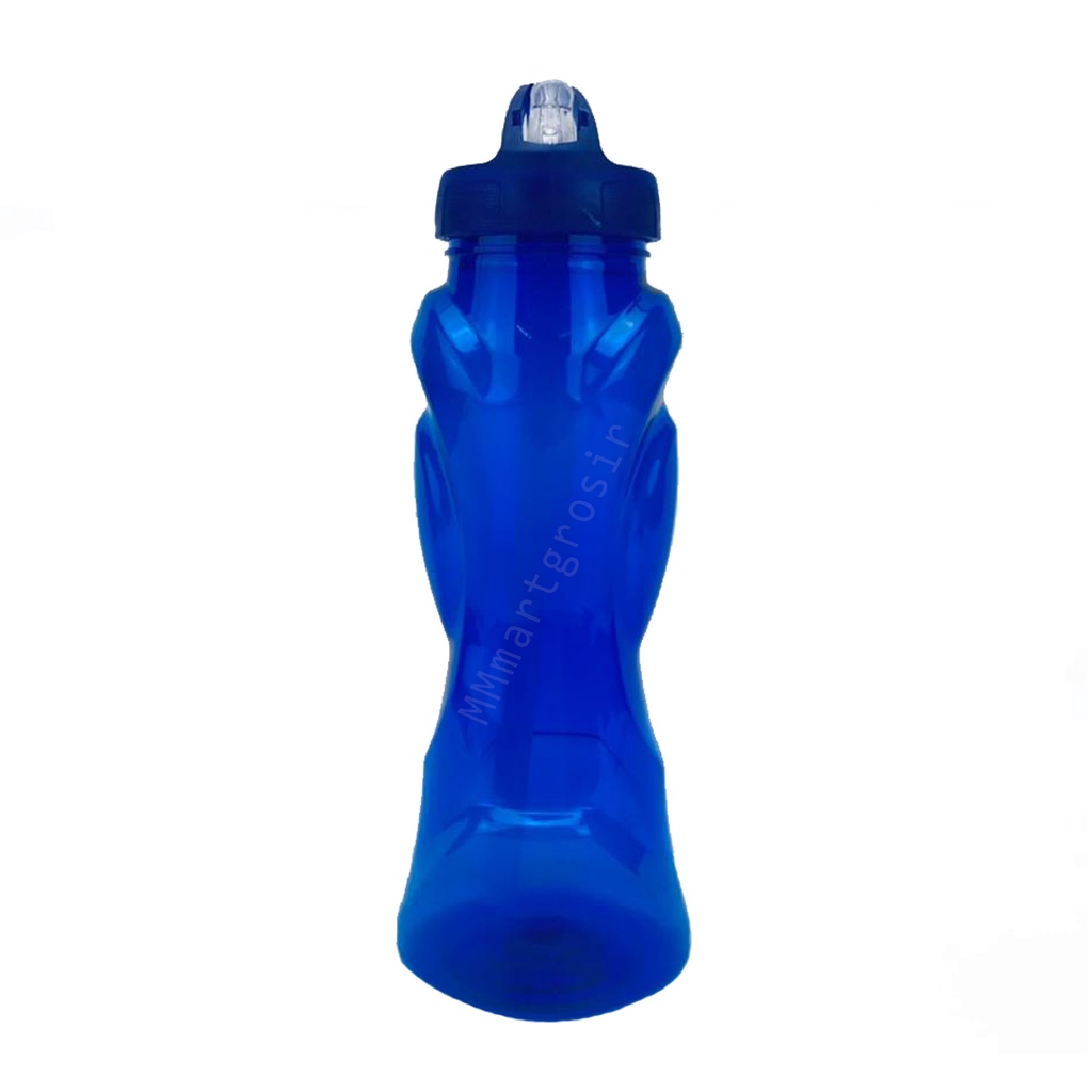 Botol Minum Sedot/Botol minum tutup flip/Botol minum /jx-601/warna Biru/600ml