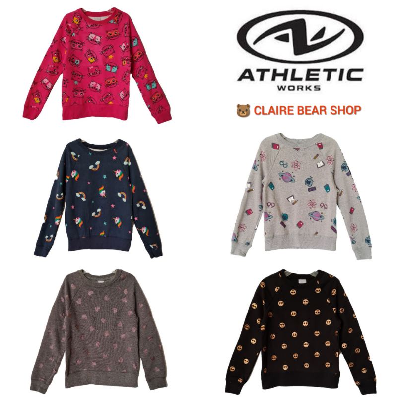Athletic Works Girls Sweater / Sweatshirt anak perempuan Athletic works (4-16Tahun)