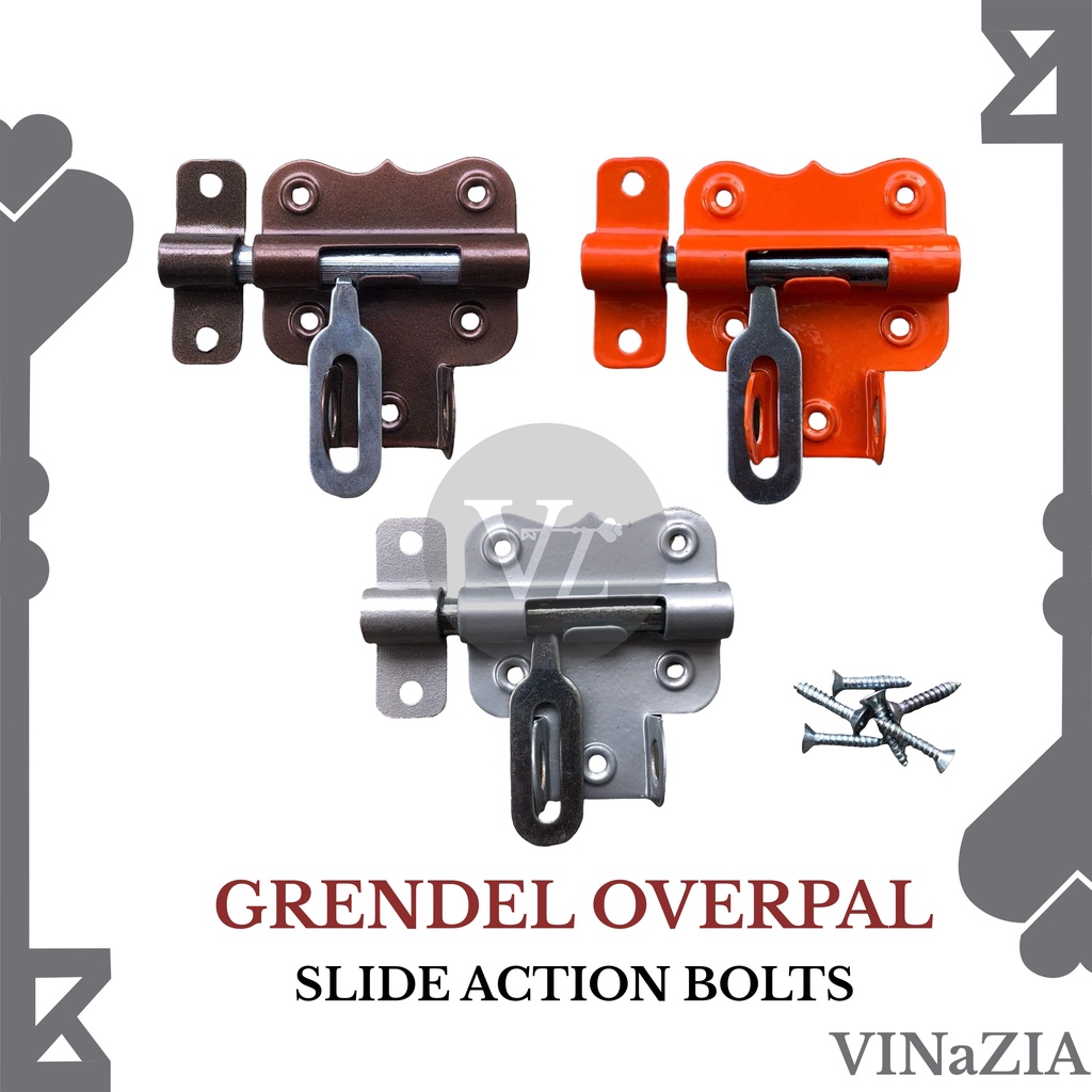 GRENDEL OVERPAL 2 inch / GEMBOK SLOT PENGAMAN PINTU 2 inch