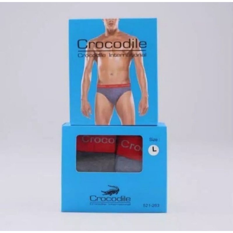 celana dalam / sempak pria CROCODILE karet boxer 521 - 263