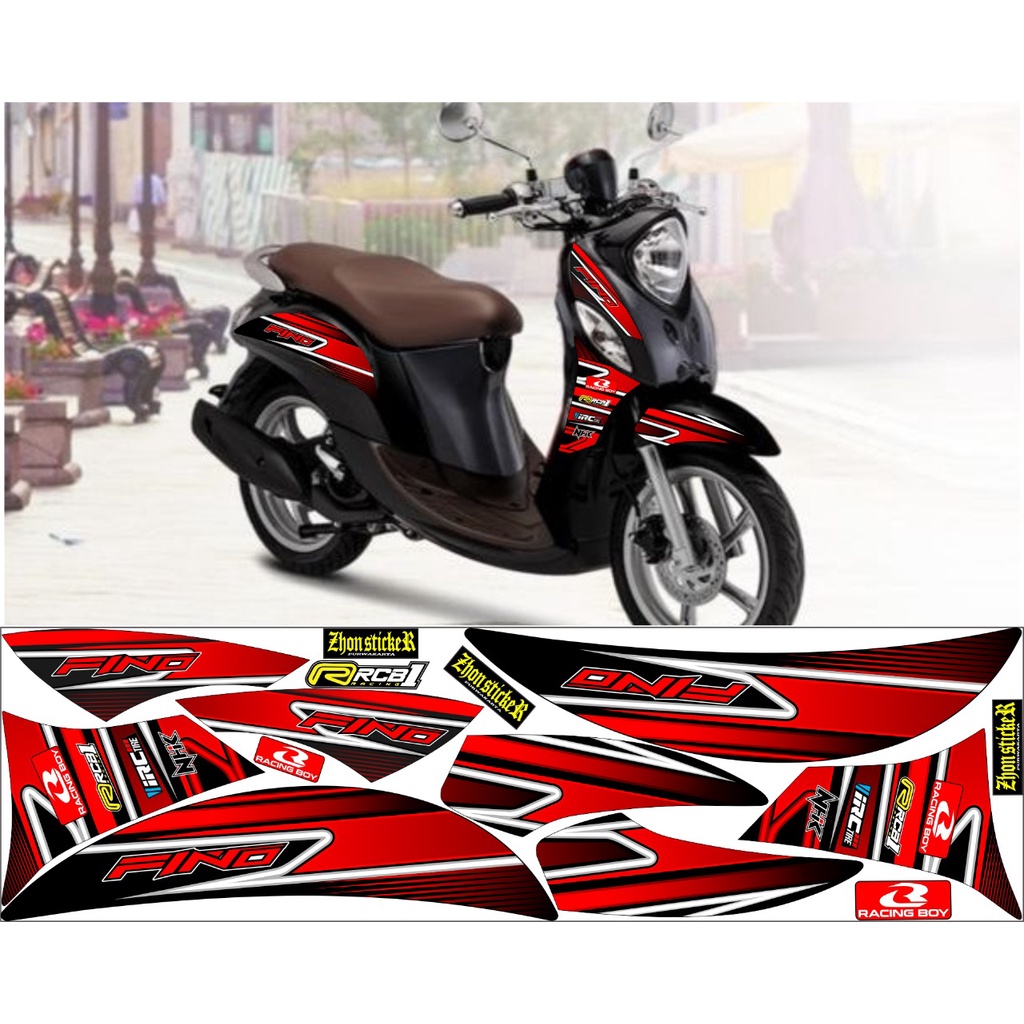 STRIPING VARIASI FINO FI STRIPING FINO 125 STRIPING ALL FINO FI 125 S LIS BODY FINO STYLE