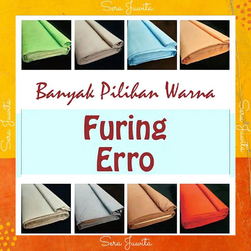 Jual Kain Ero Erow Errow Hero Erro Bahan Furing Puring Per Setengah