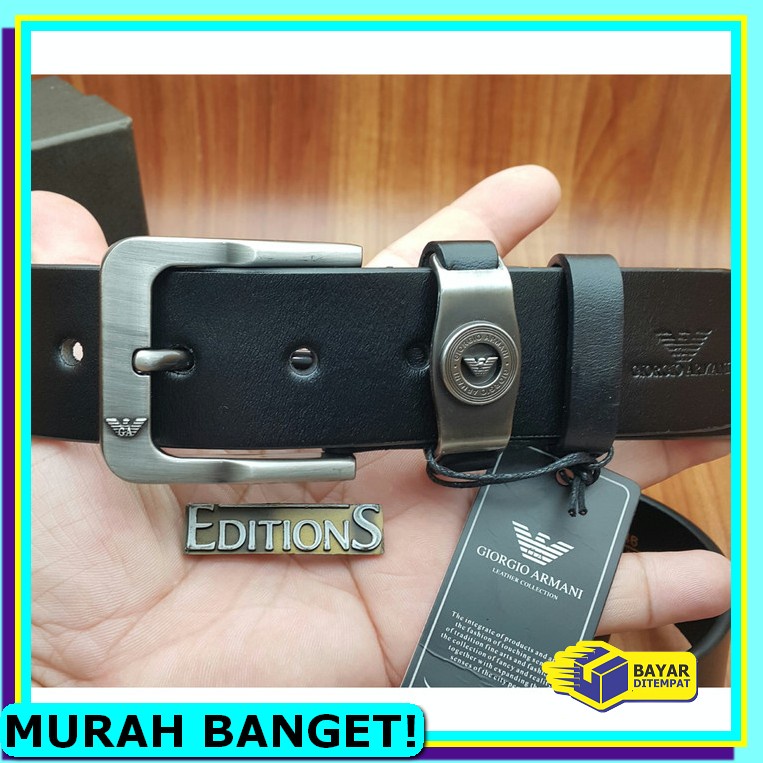 Ikat Pinggang Belt Sabuk Kulit Kanvas Nylon Canvas Pria Cowo Bran PY134 Sabuk - Gesper - Ikat Ping