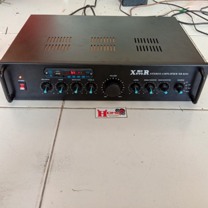 POWER AMPLIFIER PARAMETRIK USB BLUETOOTH