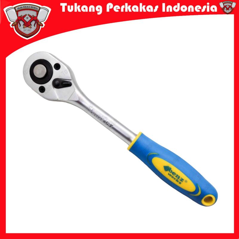 Benz Gagang kunci sock rachet 1/2&quot; 24t ratchet handle socket