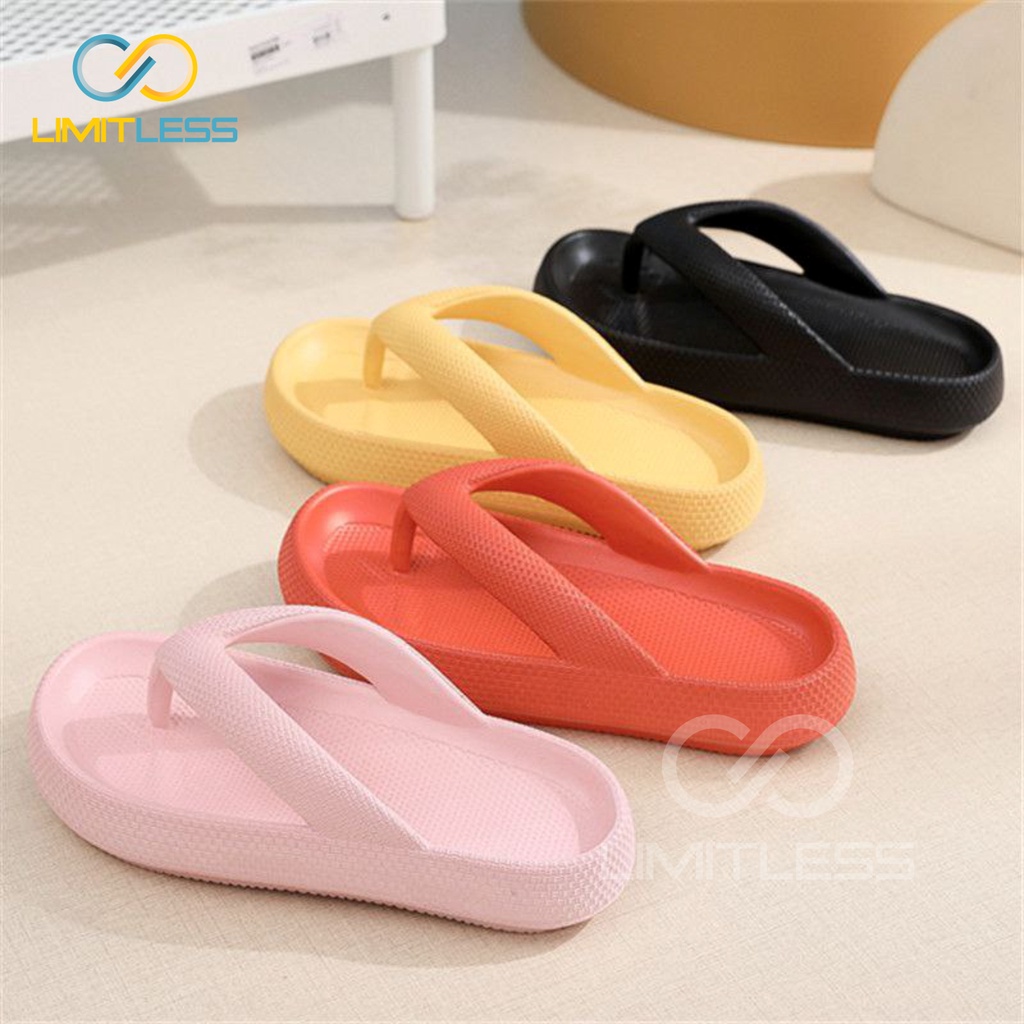 Sendal Jepit Wanita Eva Empuk Korea Sandal Wanita Terbaru Kekinian Rumah Sandal Cewek Japit Anti Slip