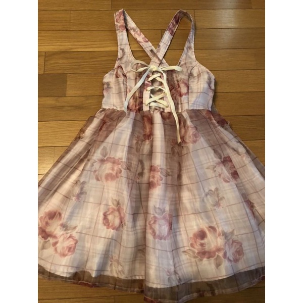 Liz Lisa bunga tulle flare