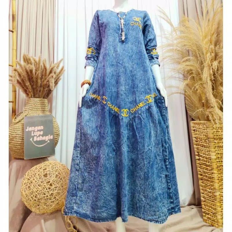 gamis ambi jeans/dress jeans
