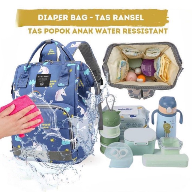 OMYGOOSE DIAPERS BAG OPIO / TAS DIAPERS  / TAS PERLENGKAPAN BAYI