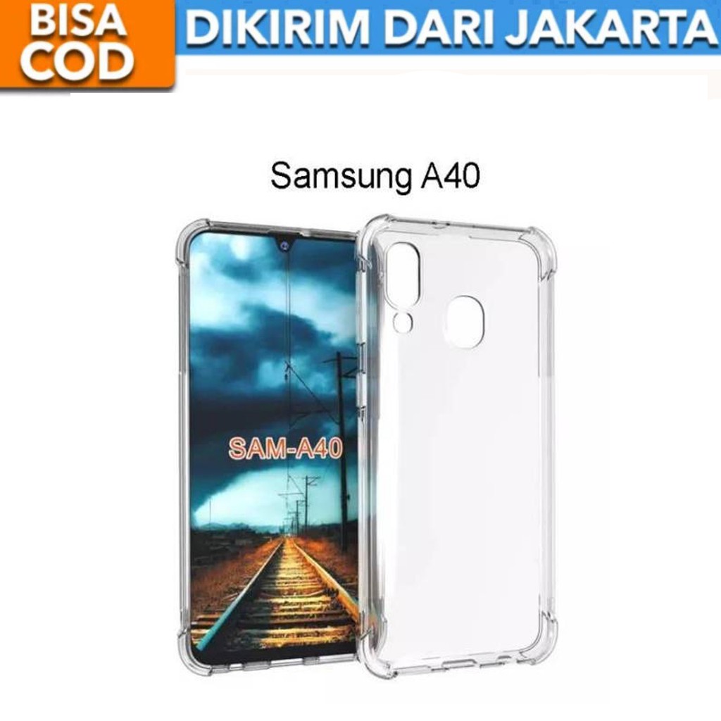 Casing Samsung Galaxy A40 Anti Crack SoftCase