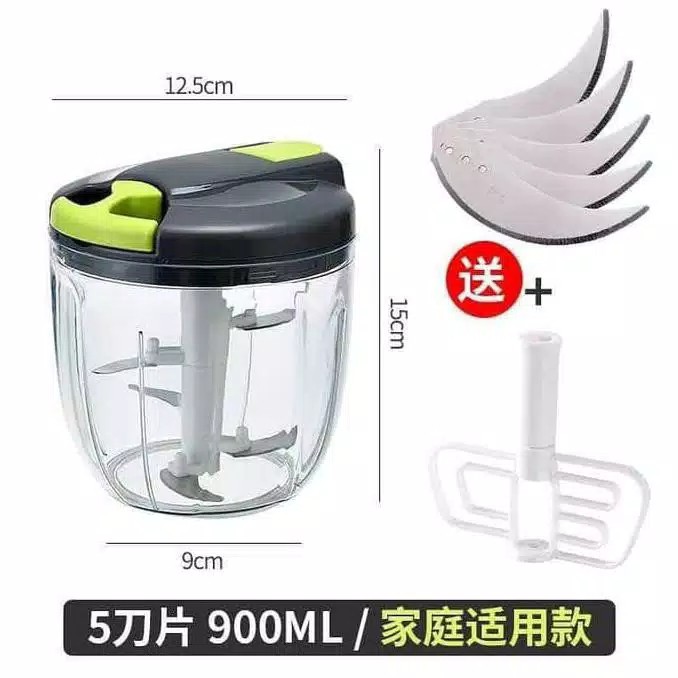 blender speedy chopper 5 mata pisau / blender manual 5 mata pisau