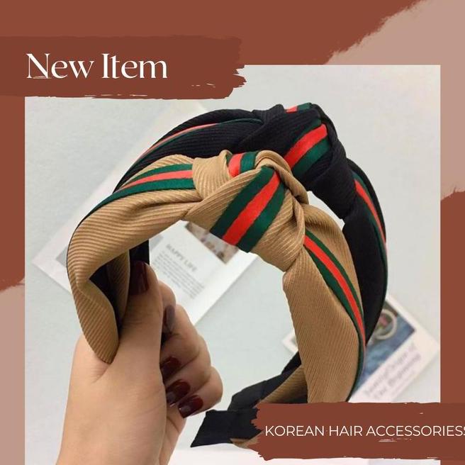 BANDO MODEL GUCCI WANITA AKSESORIS IMPORT KOREA