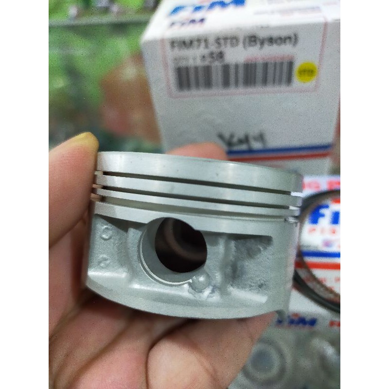PISTON SEHER KIT SET FIM 71 UKURAN 58 58,5 59 59,5 60 MM PIN PEN 15 BYSON MIO NOUVO FINO SOUL-1