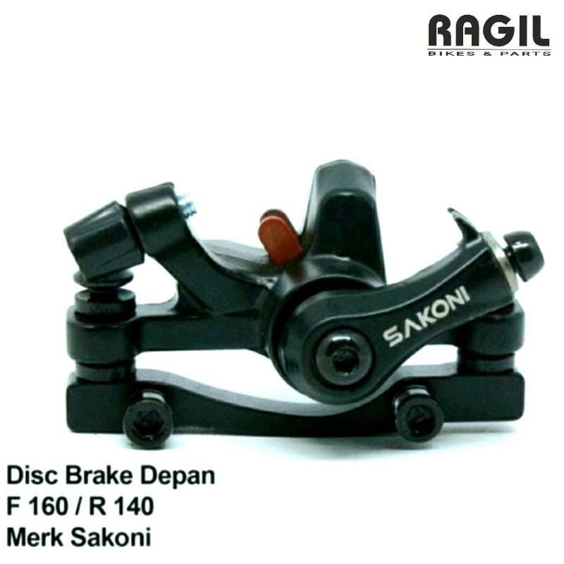 KALIPER CAKRAM SAKONI DEPAN / BELAKANG SEPASANG DISC BRAKE REM SEPEDA MTB LIPAT FEDERAL