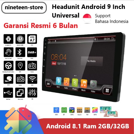 Headunit Android Universal 9 Inch 2GB Double Din Head Unit Headunit Android Universal 9 Inch 2GB Double Din Head Unit
