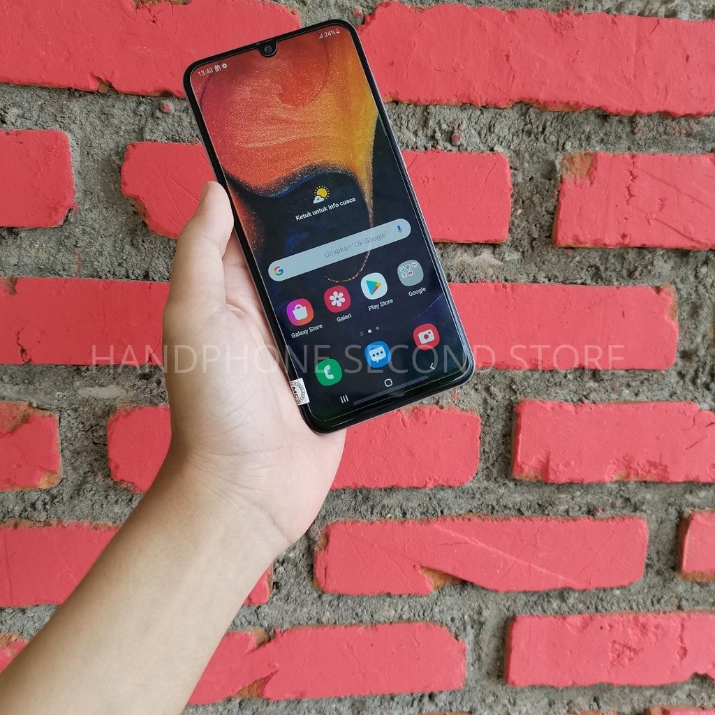 HANDPHONE HP SAMSUNG A50 6/128GB FULLSET NO HEADSET SECOND SEKEN BEKAS MURAH-6