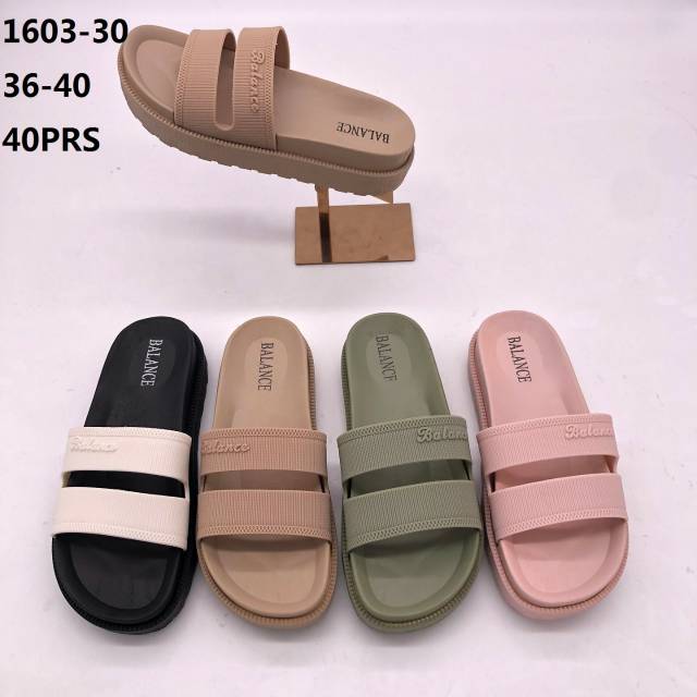  BALANCE  1603 30 JELLY WEDGES WANITA SANDAL  KARET 