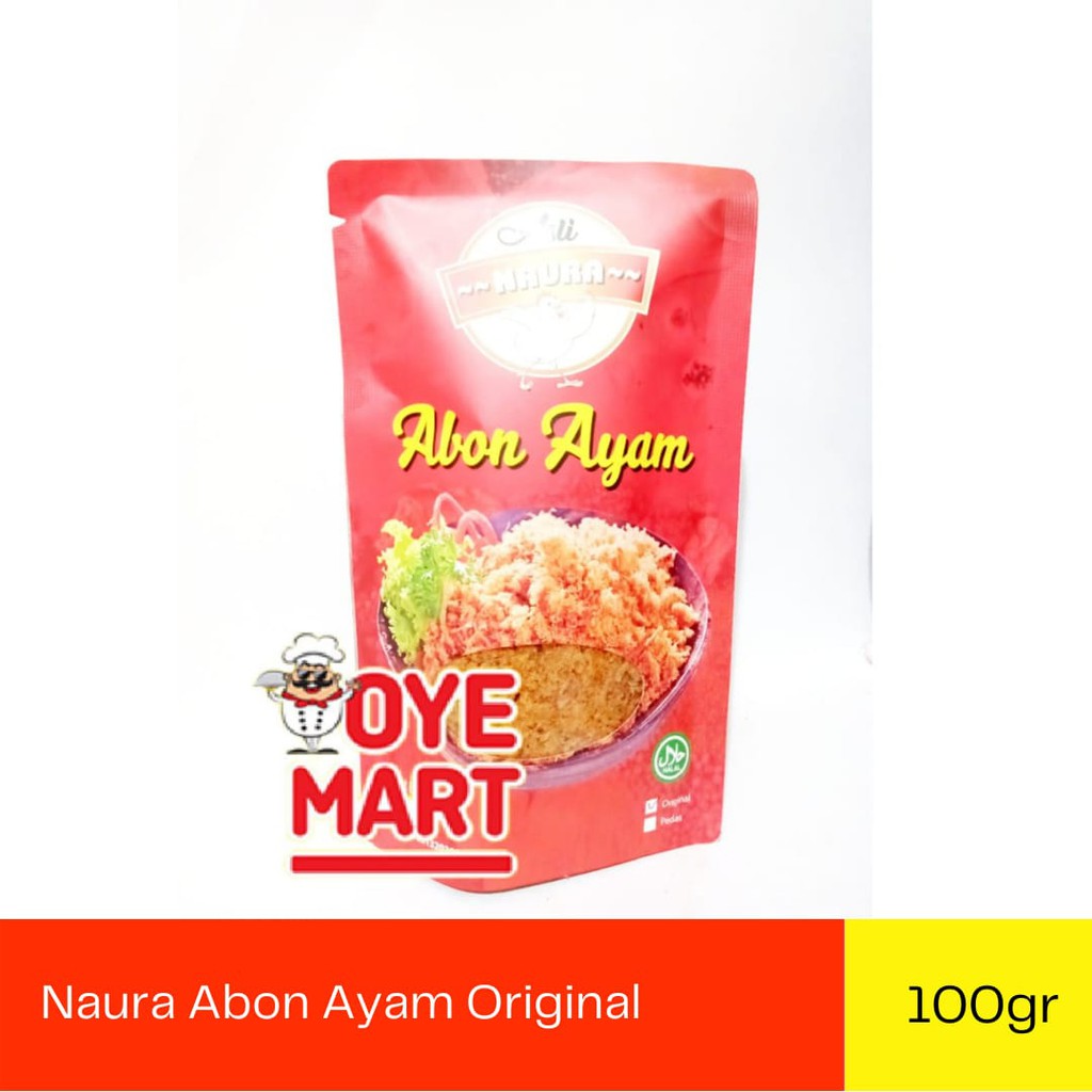 ABON AYAM NAURA ORIGINAL 100GR