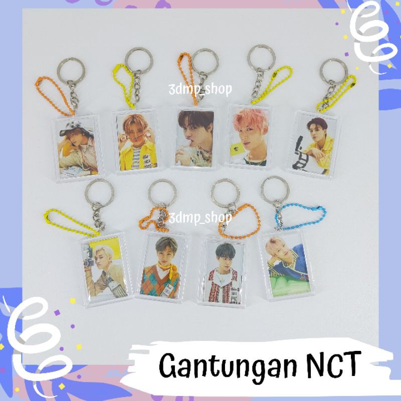 Gantungan Keychain Ganci Kunci hot sauce NCT Resonance Jaemin Jaehyun Haechan Jeno Taeyong Renjun shotaro