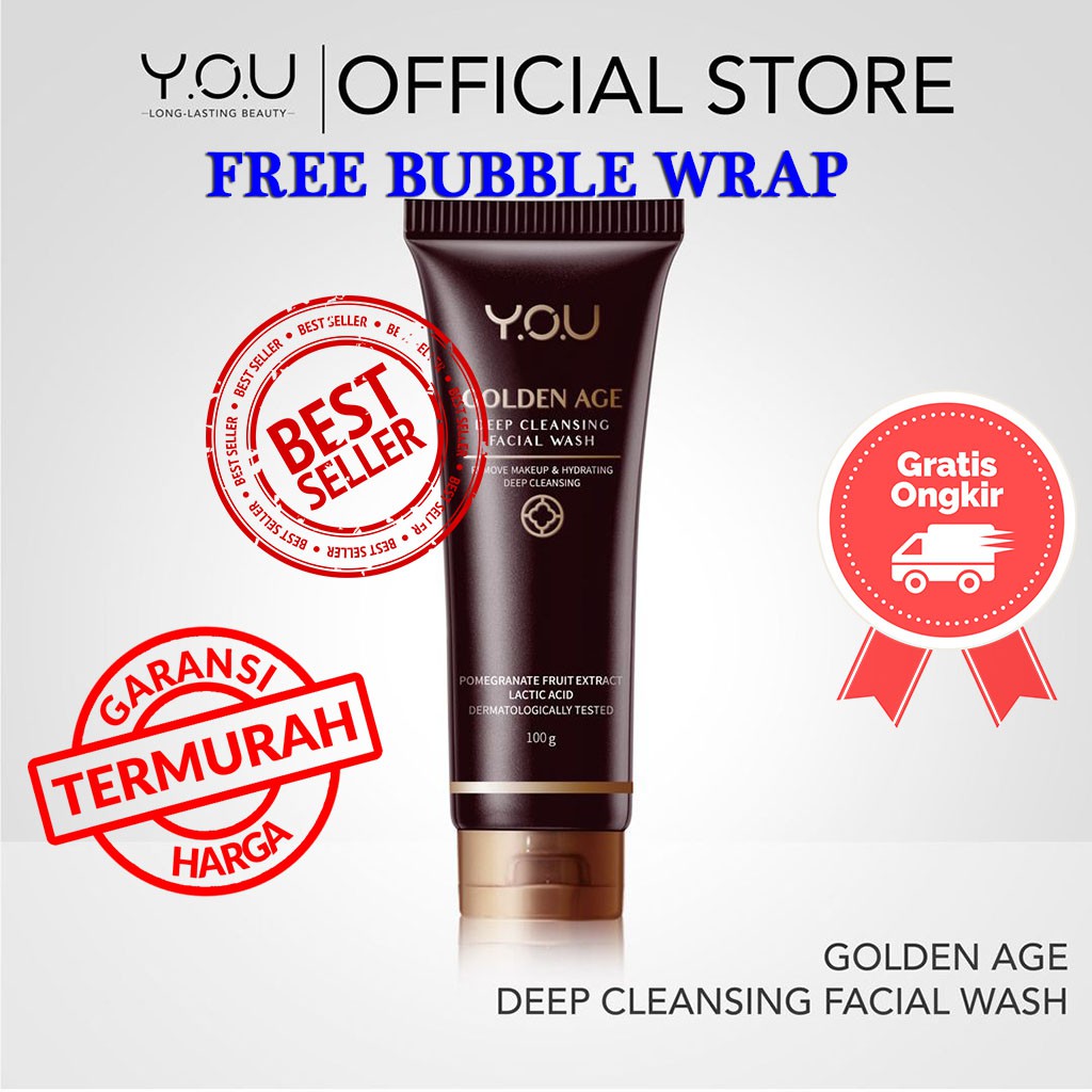 YOU Golden Age Deep Cleansing Facial Wash 100g [Deep Pore Cleansing &amp; Removes Makeups]