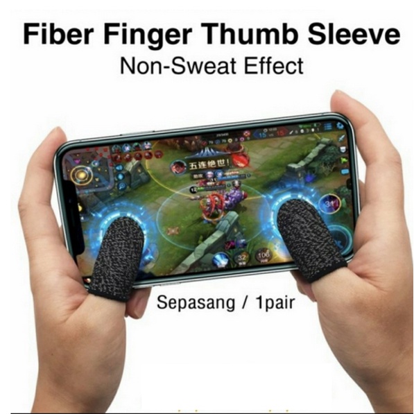 SARUNG TANGAN JEMPOL GAMING TELEFINGER ISI 2PCS - SARUNG JEMPOL GAMING