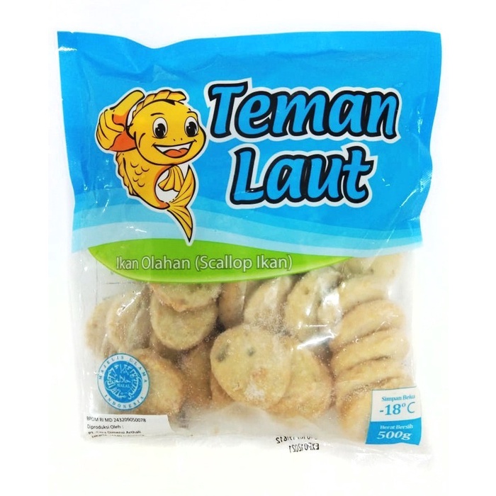 BAKSO IKAN SCALLOP TEMAN LAUT 500 GR HALAL