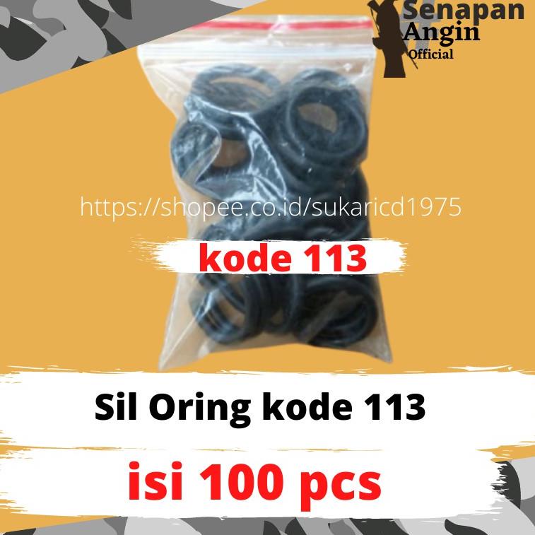 J8L Seal Oring Sil Rumah Valve Cop PCP Gejluk OD 25  Sharp Canon kode 113 isi 100 pcs SNO - 0749A vo