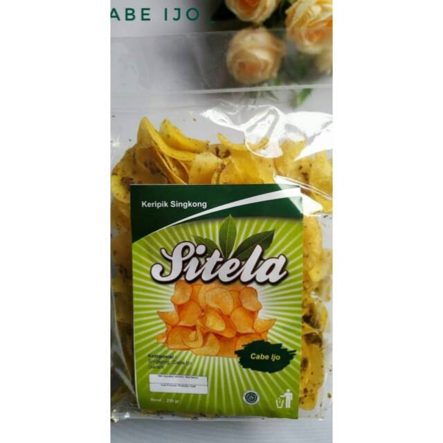 

KERIPIK SINGKONG SITELA CABE IJO - 250 Gram / CEMILAN / SNACK / MAKANAN RINGAN / KERIPIK