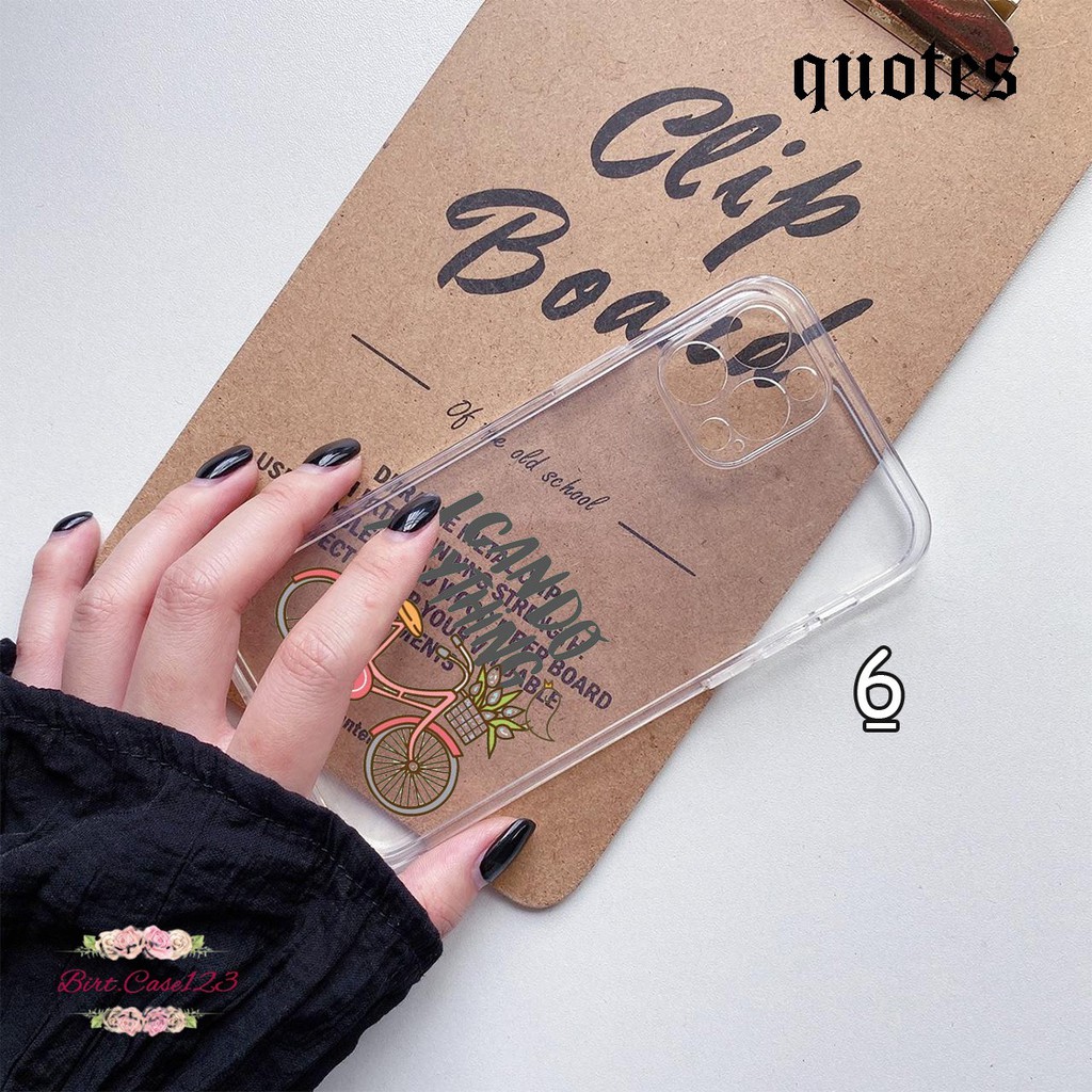 Softcase Bening QUOTES Oppo A1k A3s A5s A7 A12 A11k F9 A15 A52 A72 A92 A8 A31 A9 A5 2020 BC4668