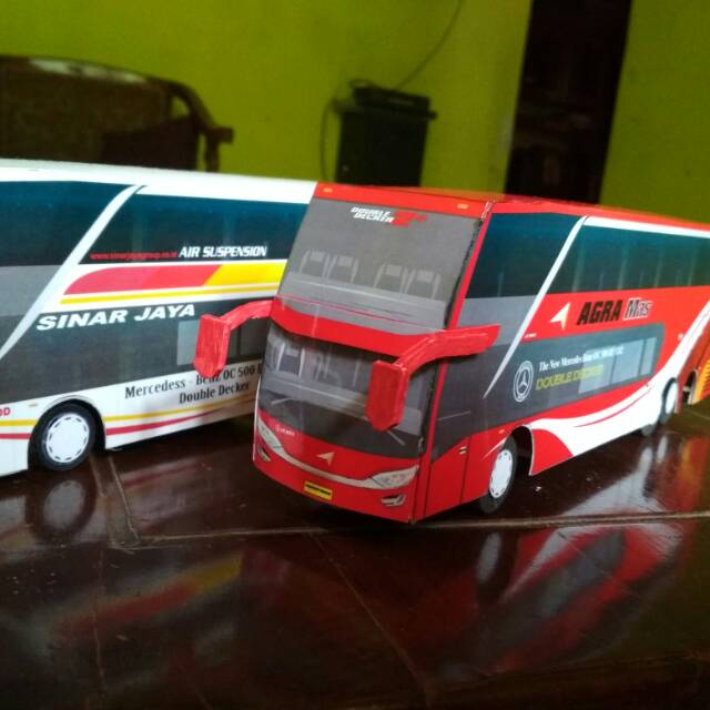 Miniatur Bus Besar, Agra Mas SDD dari Kayu