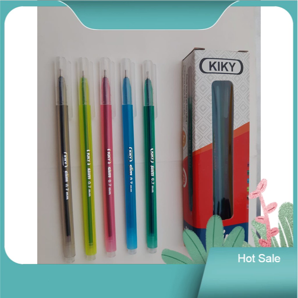 

(GROSIR 12PC ) Bolpoin / Pulpen / Bolpen Kiky Slim tinta warna HITAM