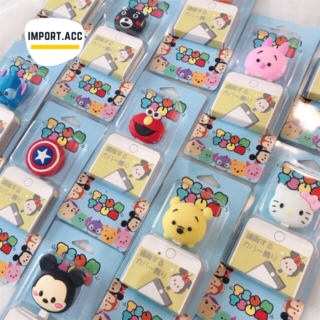 READY STOCK JKT| Cable Bite/Pelindung Kabel/Cable Saver/Cable Protector- Tsum Tsum