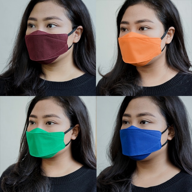  MASKER  KAIN 3D MASKER  KEREN 3 PLY WATERPROOF Shopee 