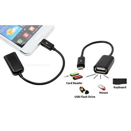 [11 GRAM] OTG Kabel Usb Micro Universal - Kabel Otg For Android / Samsung - Oppo - Vivo - Xiaomi