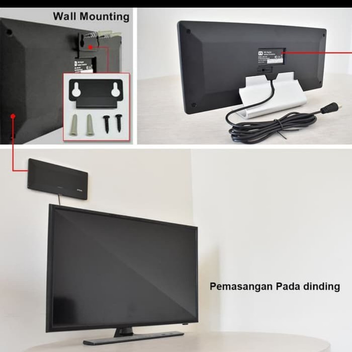 PX Antenna Digital Indoor HDA1100 / Antena Dalam Booster PX HDA 1100