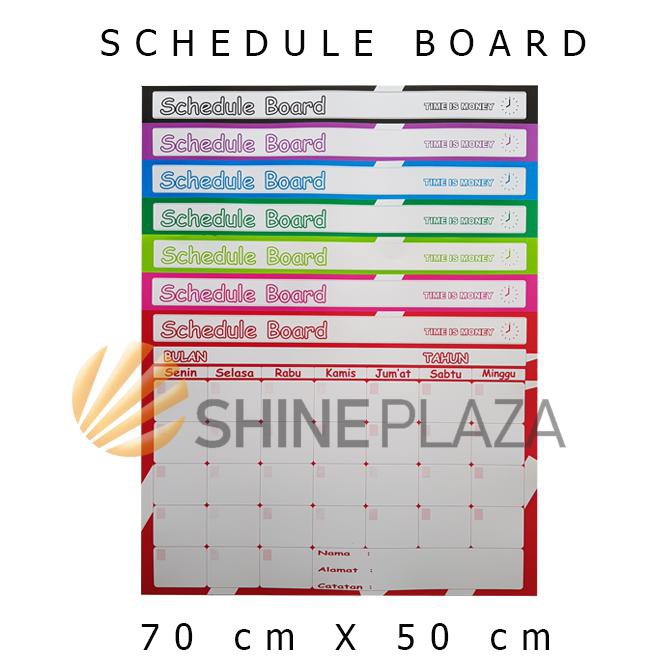 

HOT SALE Schedule Board - Papan Jadwal Terjamin