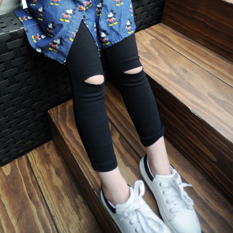 legging sobek anak / RIPPED LEGGING