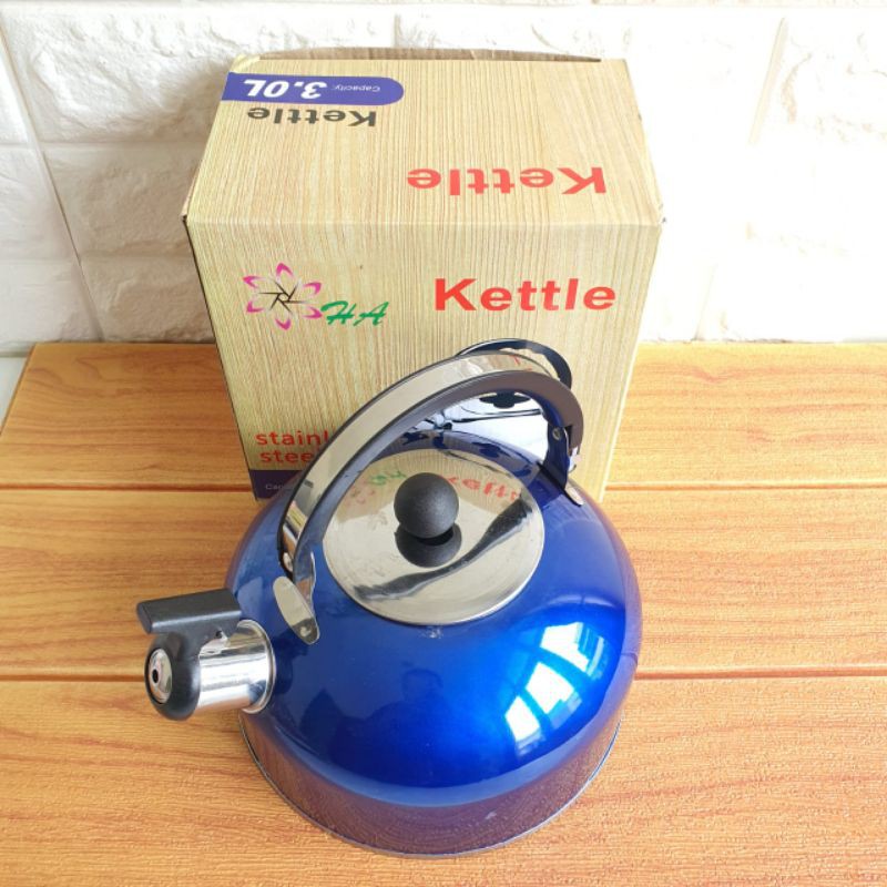 Teko Siul 3 Liter / Teko Peluit / Kettle 3L Warna / Teko Bunyi Murah / Teko Pemanas Air