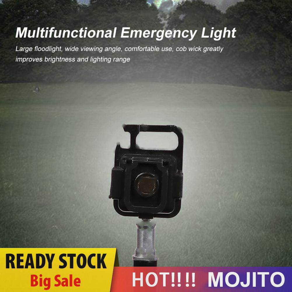 Senter LED COB Mini 500 Lumens Dengan Gantungan Kunci