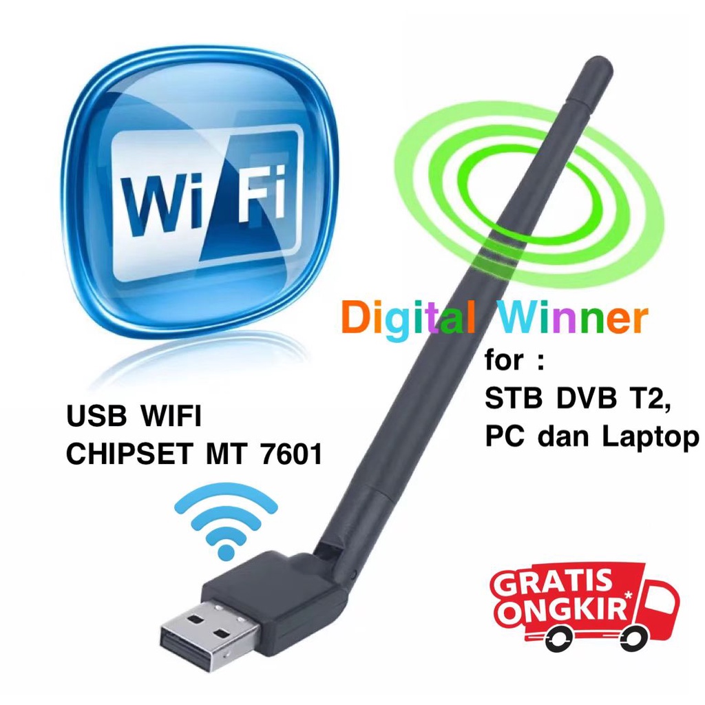 USB WIFI MT7601 / DONGLE WIFI MT 7601 / MT 7601 SET TOP BOX STB DVB T2