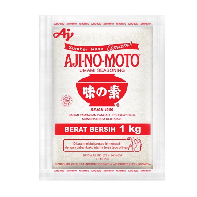 

Ajinomoto 1kg exp 10/2034C HALUS