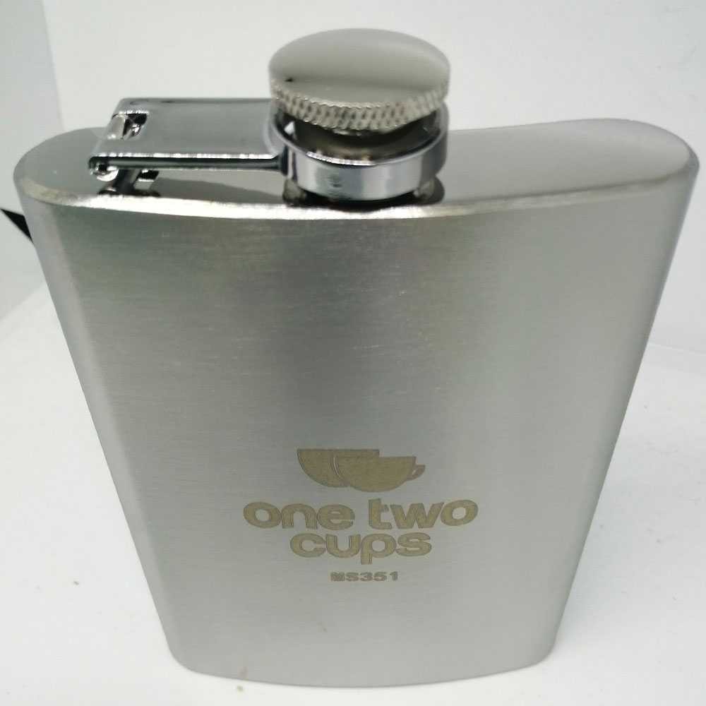 Botol Minum Wine whisky vodka Flask Bentuk Kotak 8oz